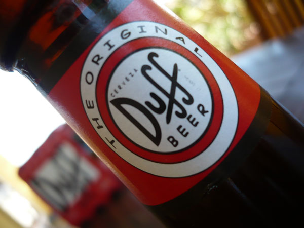 Il logo della birra Duff